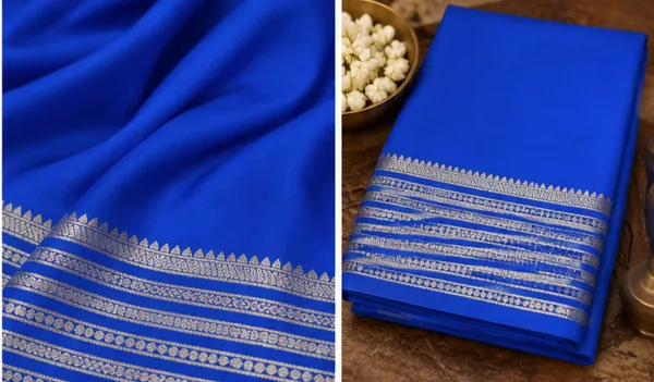 Royal_blue_semi_crepe_silk_saree