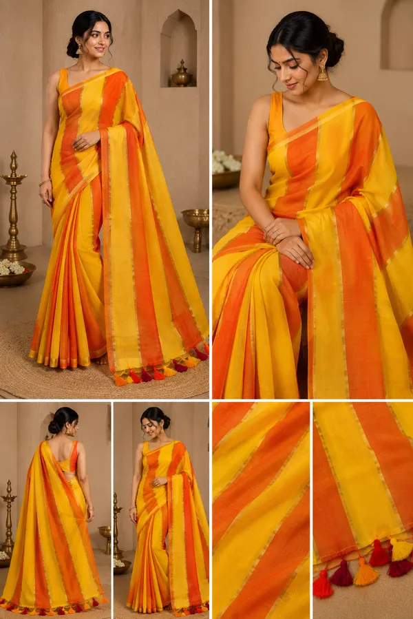 mull_jhari_saree(yellow_and_orange)