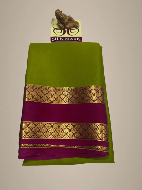 Pure_Mysore_Crepe_Silk_Sarees_With_Blouse_Piece