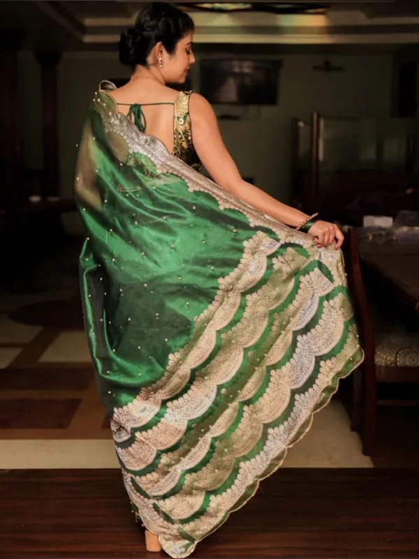 Scalp_Tissue_hand_embroidery_bead_work_saree