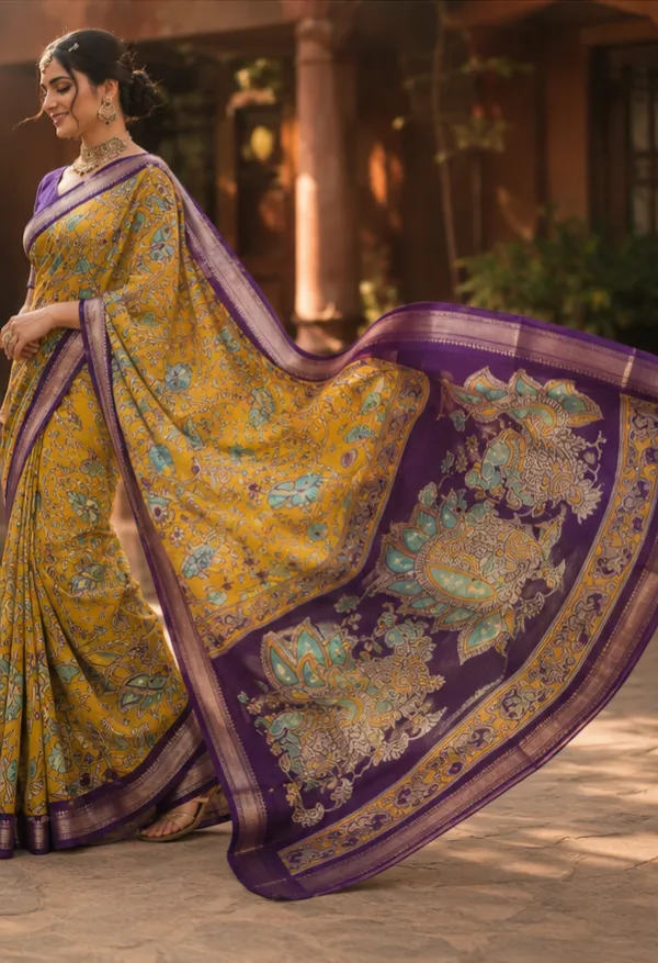 Kalamkari_printed_premium_shiffon_saree