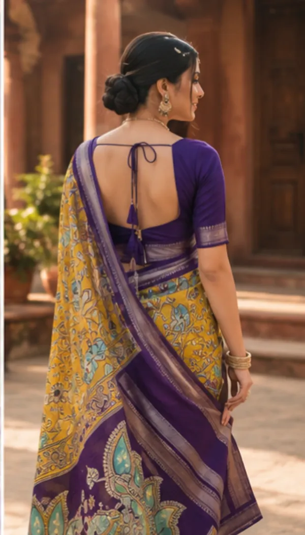 Kalamkari_printed_premium_shiffon_saree
