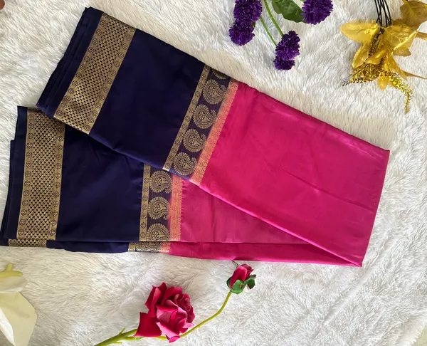 Semi_crepe_silk_saree_contrast