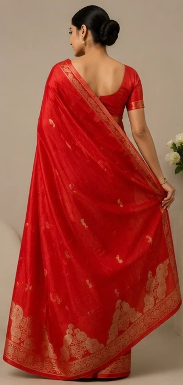 Semi_viscose_with_glittered_blouse_piece
