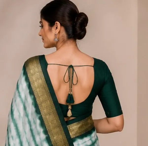 Shibori_died_Moss_crepe_saree