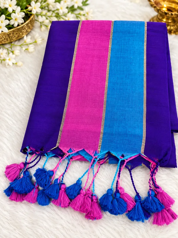 Strips_Mull_cotton_saree_
