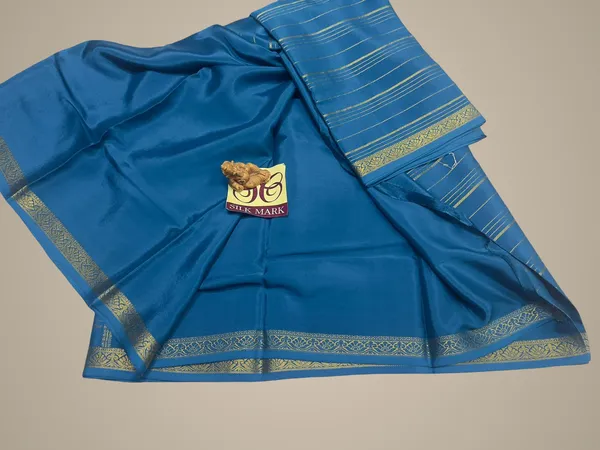 Pure_Zari_Mysore_Crepe_Silk_Sarees_With_Blouse_Piece