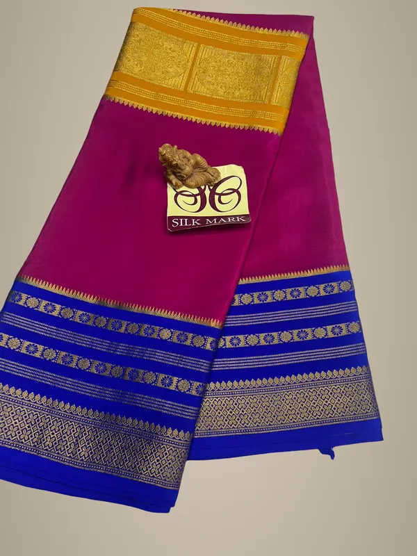 Pure_Mysore_Crepe_Silk_With_Embroidery_Saree_With_Blouse_Piece