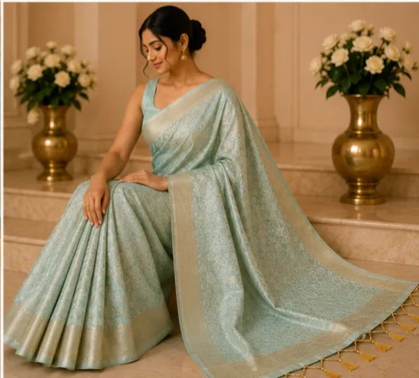 Tissue_cotton_saree__sea_green