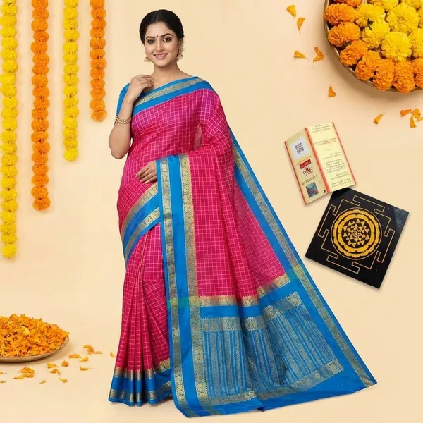 Pure__Crepe_Silk_Sarees_Silk_Mark_Certified_Lighter_And_Flowy_With_Contrast_Blouse