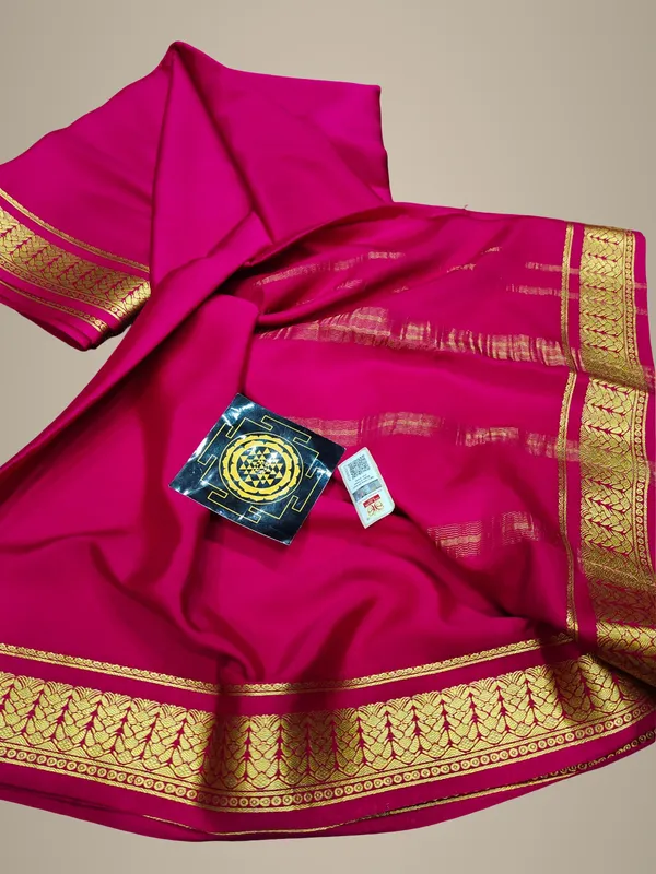 Pure_Crepe_Silk_Sarees_Silk_Mark_Certified_Lighter_And_Flowy_With_Contrast_Blouse