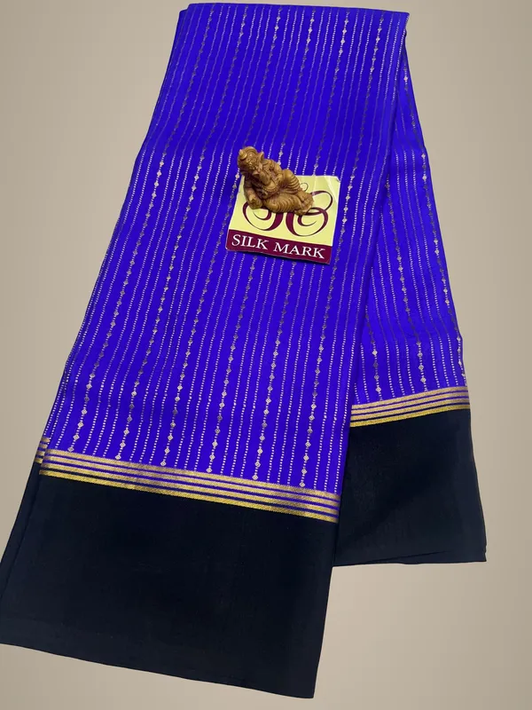 Pure_Mysore_Crepe_Silk_Sarees_With_Blouse_Piece