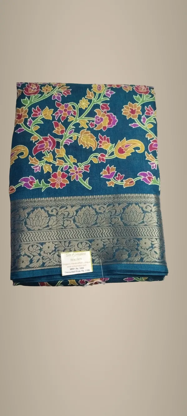 Semi_Dola_Silk_Saree_With_Running_Blouse_2