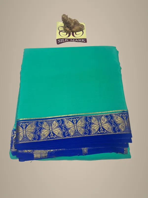 Pure_Mysore_Crepe_Silk_Sarees_With_Blouse_Piece