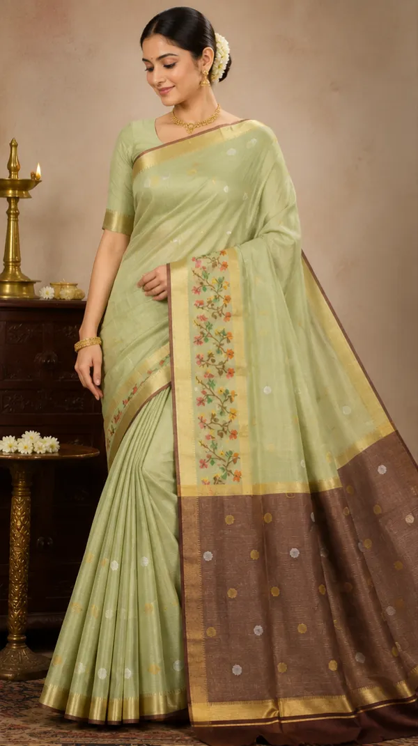 Gold_Kota_Tissue_Saree_Silver