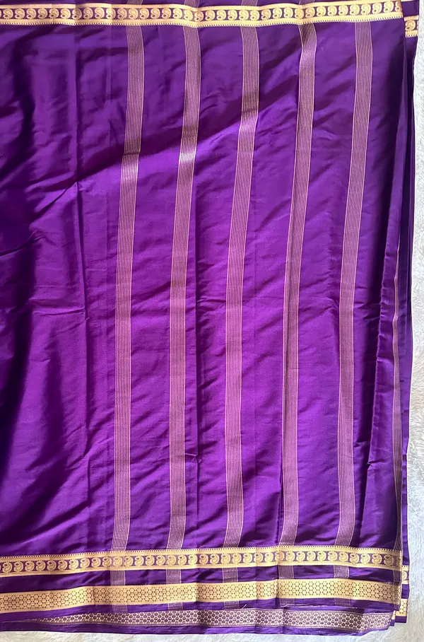 Semi_Crepe_Silk_Saree_Bentex_Purple