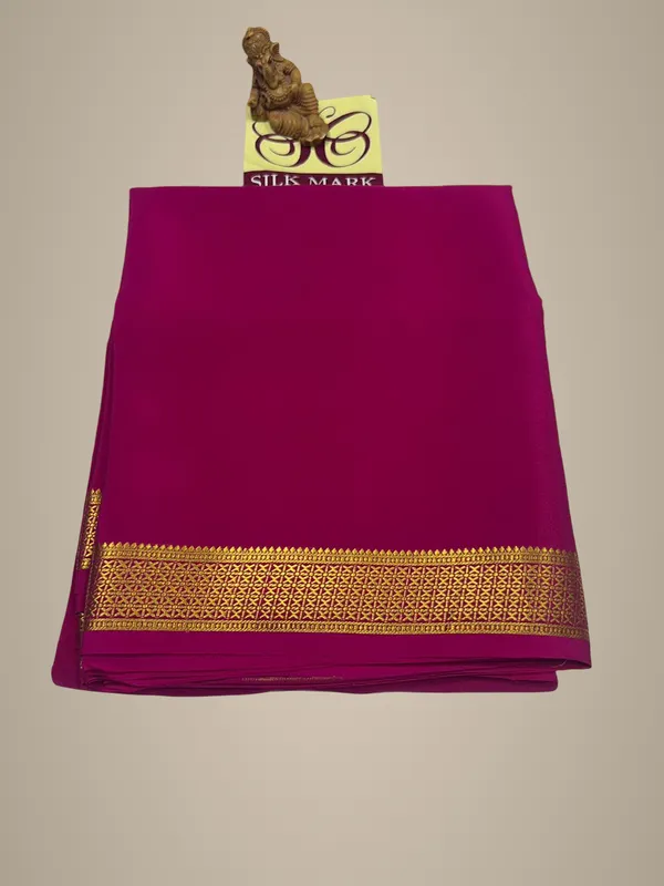 Dark_Pink_Pure_Crepe_Silk_Sarees_With_Silk_Mark_Pure_Mysore_Crepe_Silk_Sarees_With_Running_Blouse_Piece