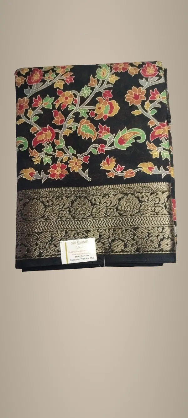 Semi_Dola_Silk_Saree_With_Running_Blouse_3