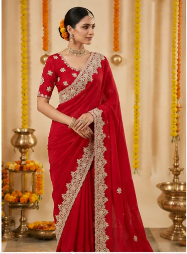 Sushi_Designer_Sarees_Red
