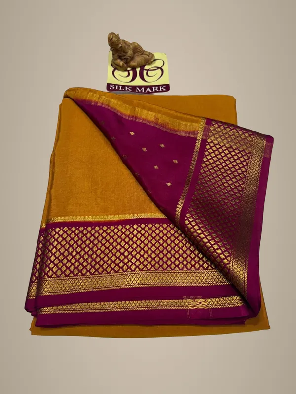Pure_Mysore_Crepe_Silk_Sarees_With_Blouse_Piece