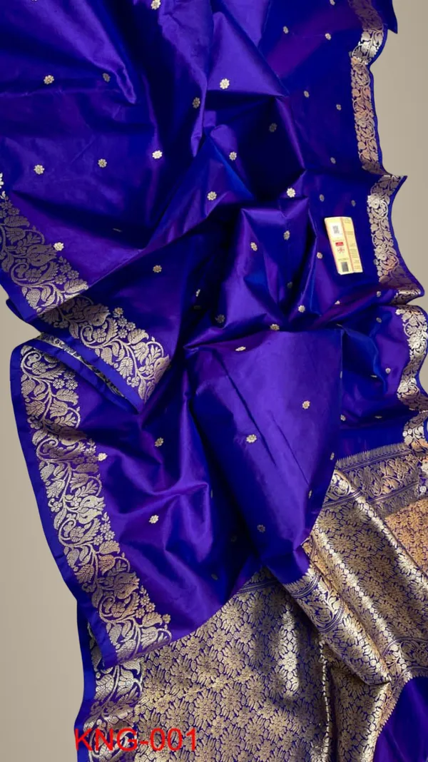 Dark_Blue_Pure_Katan_Kanjivaram_Silk_Saree_Handloom_Luxury_With_Antique_Zari