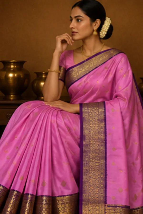 Pure_Mysore_Crepe_Silk_With_Embroidery_Saree_With_Blouse_Piece