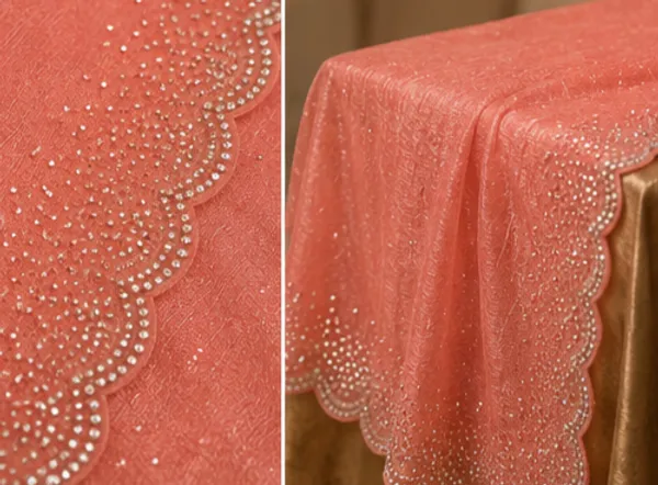 Bling_Border_Replica_Sarees_Peach_Pink
