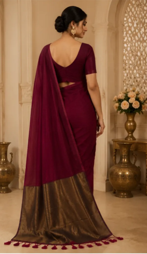 Maroon_Cotton_By_Silk_Pallu_Sarees/Giccha