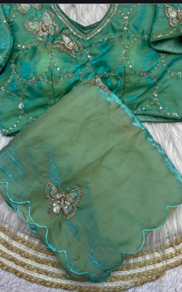 Bling_Butterfly_Partywear_Saree_With_Stitched_Blouse