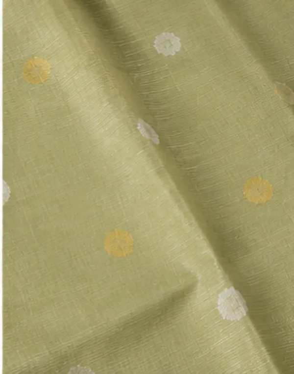 Gold_Kota_Tissue_Saree_Pista_Green