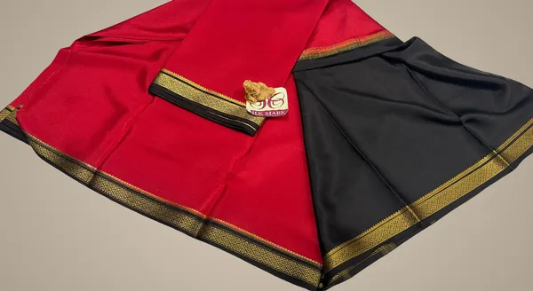 Pure_Mysore_Crepe_Silk_With_Embroidery_Saree_With_Blouse_Piece