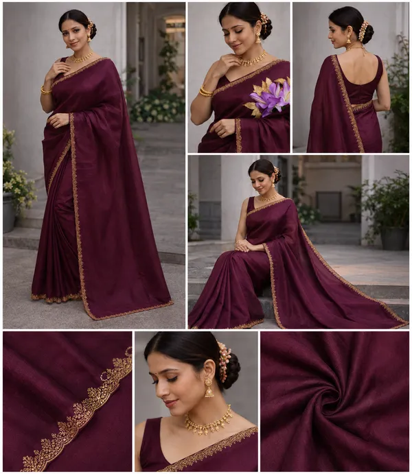 Party_Wear_Shimmer_Saree