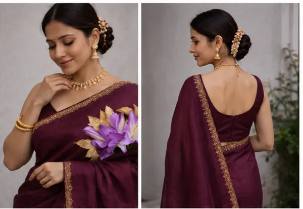Party_Wear_Shimmer_Saree