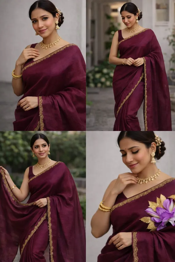 Party_Wear_Shimmer_Saree