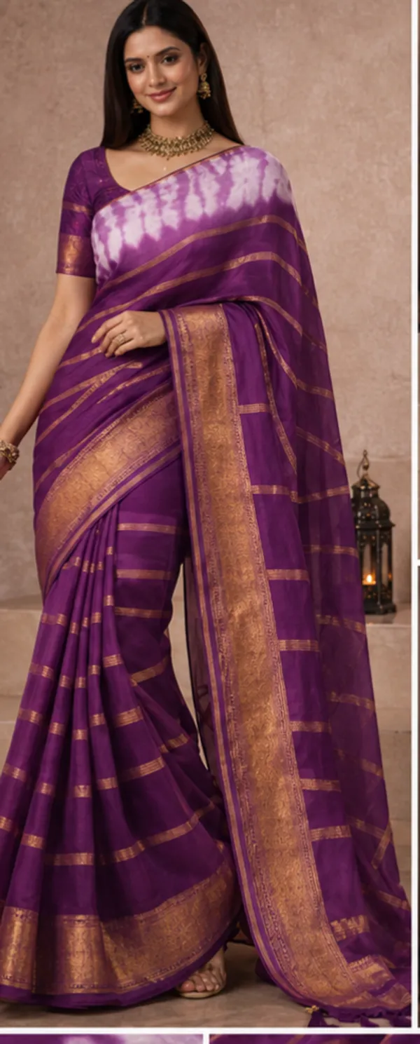 PURPLE_BRUSH_SHADE_MOSS_CREPE_SAREE