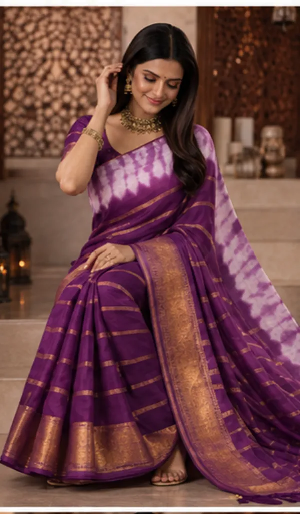 PURPLE_BRUSH_SHADE_MOSS_CREPE_SAREE