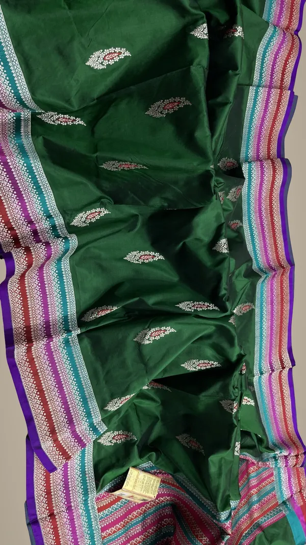 Pure_Handloom_Katan_Minakari_Silk_Saree_Multi_Rankat_Border