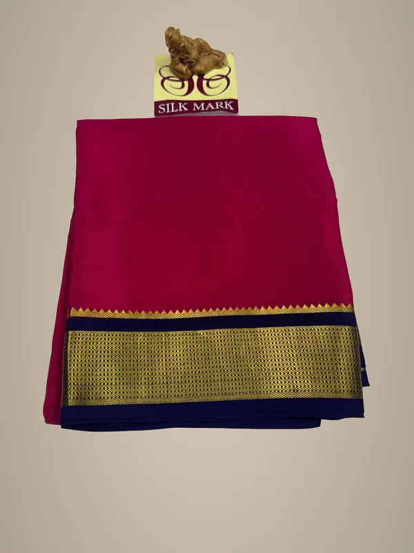 Pure_Mysore_Crepe_Silk_With_Embroidery_Saree_With_Blouse_Piece