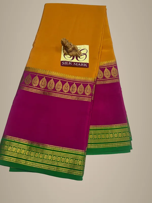 Pure_Mysore_Crepe_Silk_With_Embroidery_Saree_With_Blouse_Piece