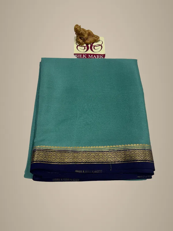 Pure_Mysore_Crepe_Silk_With_Embroidery_Saree_With_Blouse_Piece