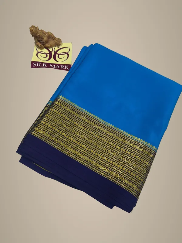 Pure_Mysore_Crepe_Silk_With_Embroidery_Saree_With_Blouse_Piece