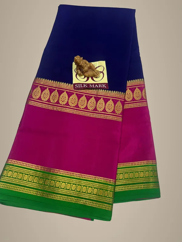 Pure_Mysore_Crepe_Silk_With_Embroidery_Saree_With_Blouse_Piece