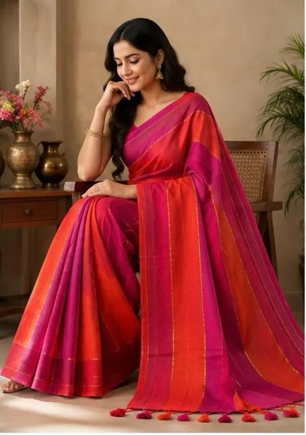 striped_mull_cotton_saree(red_and_volet)