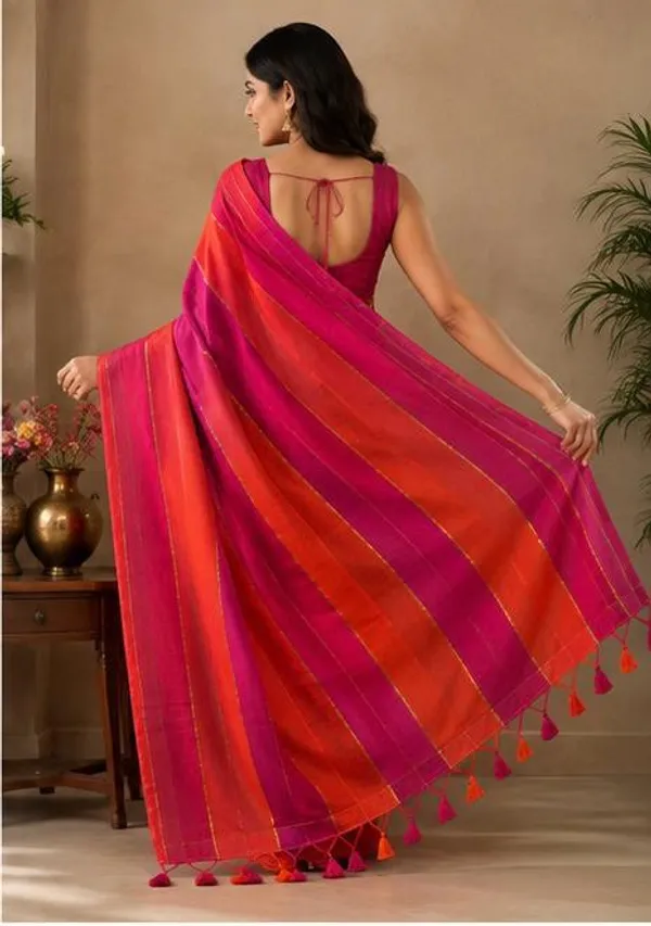 striped_mull_cotton_saree(red_and_volet)