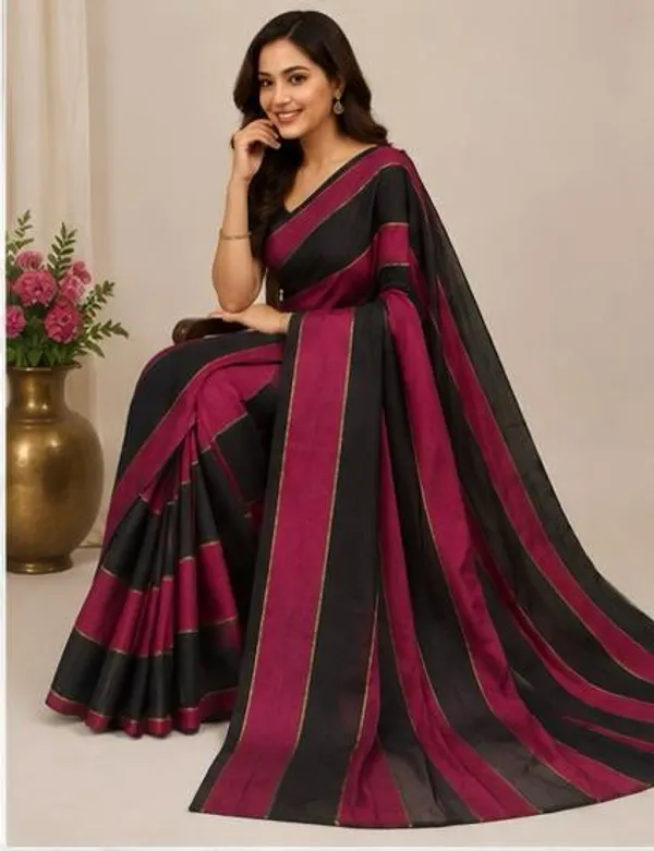 striped_mull_cotton_saree(kh_black_wine)