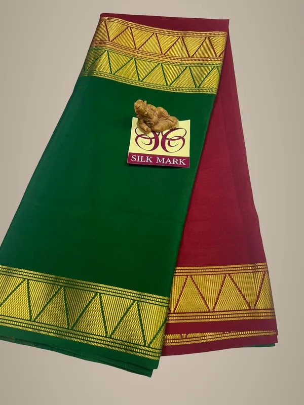 2D_Pure_Crepe_Silk_Sarees_With_Silk_Mark_Half_And_Half_Mysore_Crepe_Silk_Sarees_With_Running_Blouse_Piece