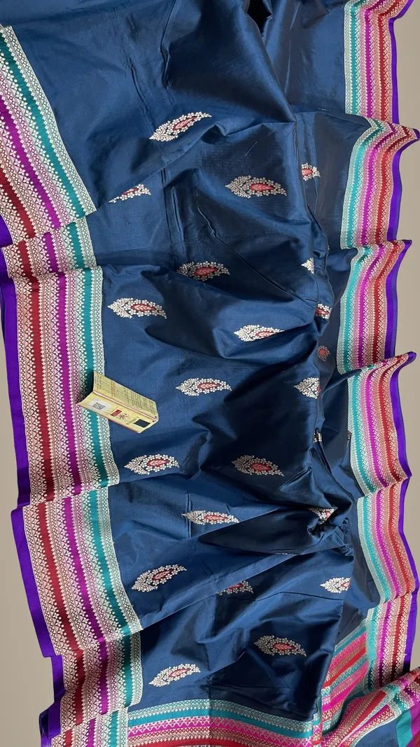 Pure_Handloom_Katan_Minakari_Silk_Saree_Multi_Rankat_Border