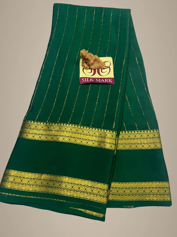 Pure_Mysore_Crepe_Silk_With_Embroidery_Saree_With_Blouse_Piece