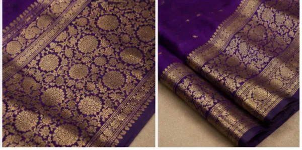 Dark_Blue_Pure_Katan_Kanjivaram_Silk_Saree_Handloom_Luxury_With_Antique_Zari