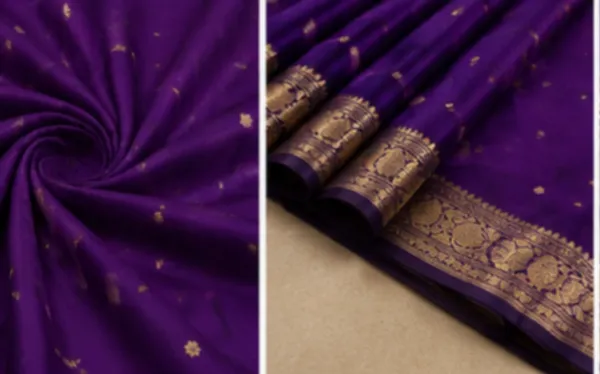 Dark_Blue_Pure_Katan_Kanjivaram_Silk_Saree_Handloom_Luxury_With_Antique_Zari